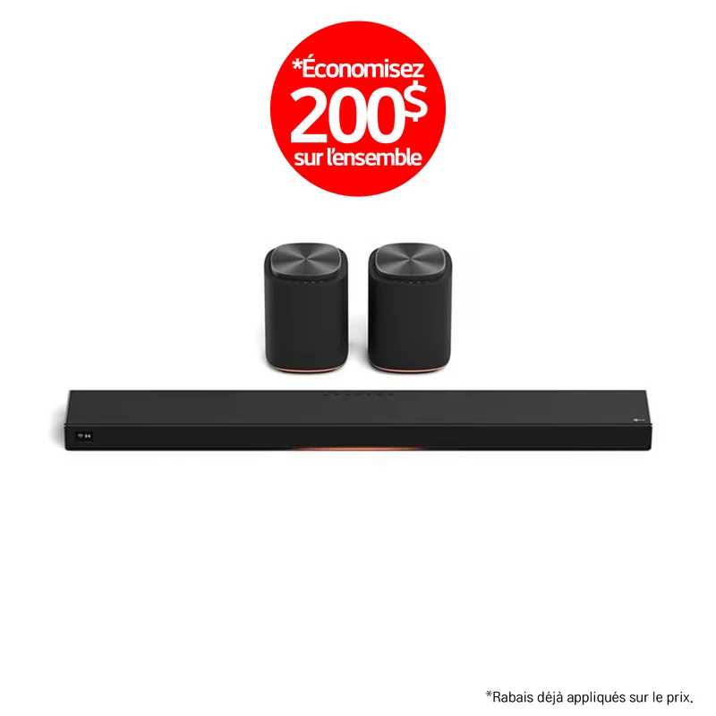LG Sound Suite | Immersive suite 7 - Barre de son H7+2M7