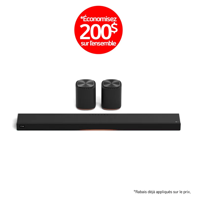 LG Sound Suite | Immersive suite 5 - Barre de son H7 +2 M5