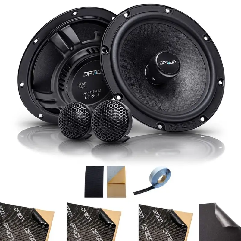 OPTION SET-399 – Kit Haut-Parleurs Avant Plug & Play pour Opel Combo E Phase 1 (à partir de 2024) avec Isolation Acoustique