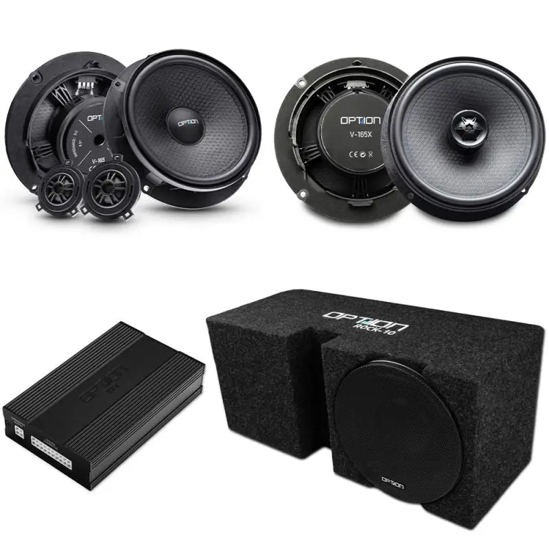 OPTION SET-397 – Système Audio Complet DSP Plug & Play pour Audi Q4 e-tron FZ avec Audi Sound System (ASS) | V2