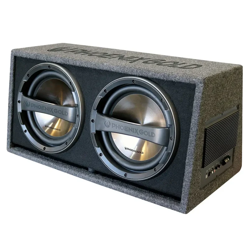 PHOENIX GOLD Z212ABV2 – Caisson de basses actif double 30 cm | 2 x 12″ | Amplificateur Class-D intégré