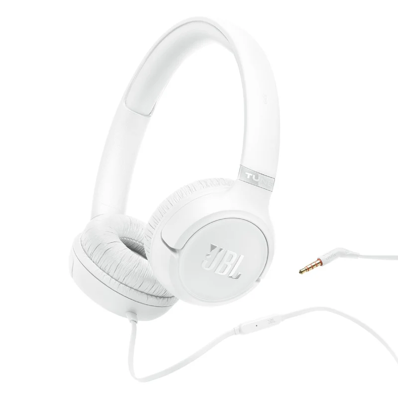 JBL Tune 530 | Écouteurs supra-auriculaire - Fil - Pliable - Blanc