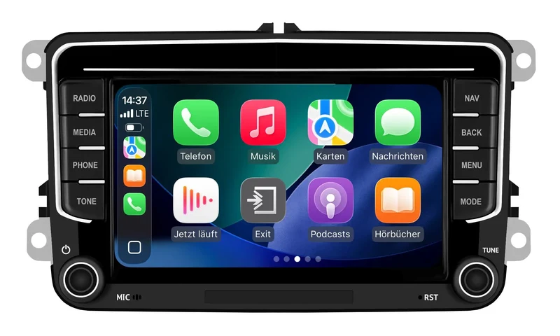 ESX VMX751DAB – Autoradio 7 pouces CarPlay Android Auto pour Volkswagen, Seat et Škoda