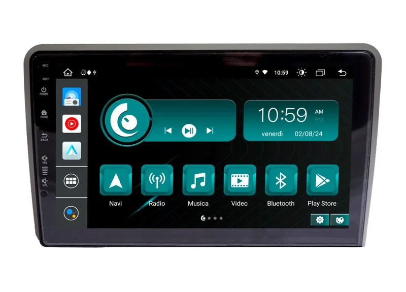 JFSOUND JF-039A3-X9C-PRO – Autoradio Android 9 pouces pour Audi A3 avec 4G, DSP, DAB+ et caméra de recul