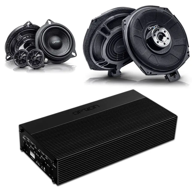 OPTION SET-392 – Kit audio complet Plug & Play pour BMW avec système Standard
