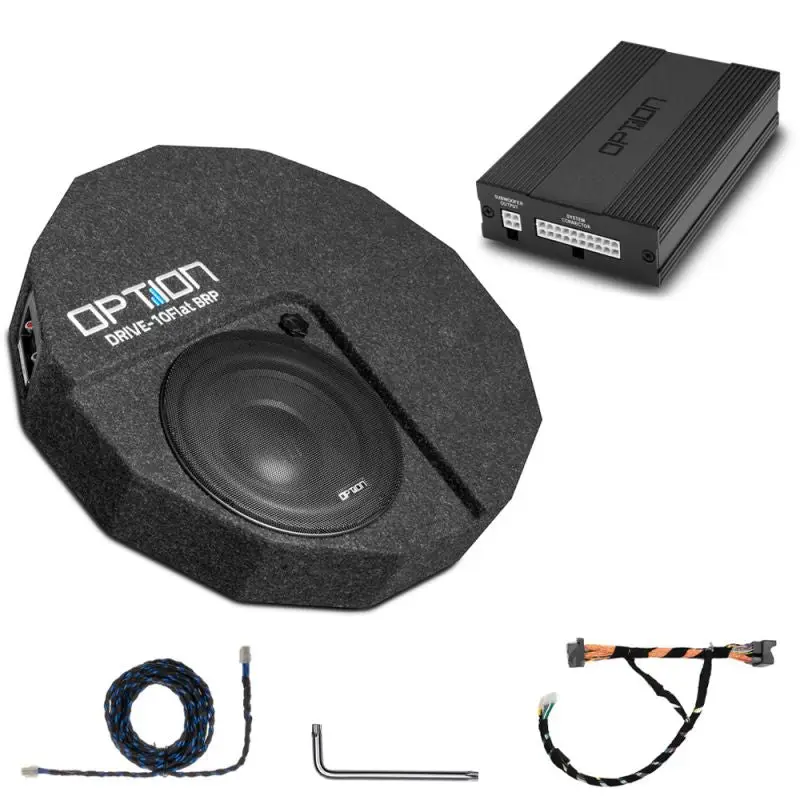 OPTION SOUNDPAKET-KAROQ – Kit audio Plug & Play avec amplificateur DSP Match et caisson 20 cm pour Skoda Karoq