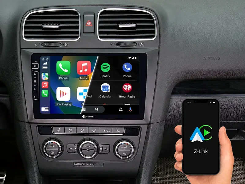 DYNAVIN D10-DF31 Premium – Autoradio Android 9 pouces pour Volkswagen Golf 6 avec CarPlay sans fil et Android Auto