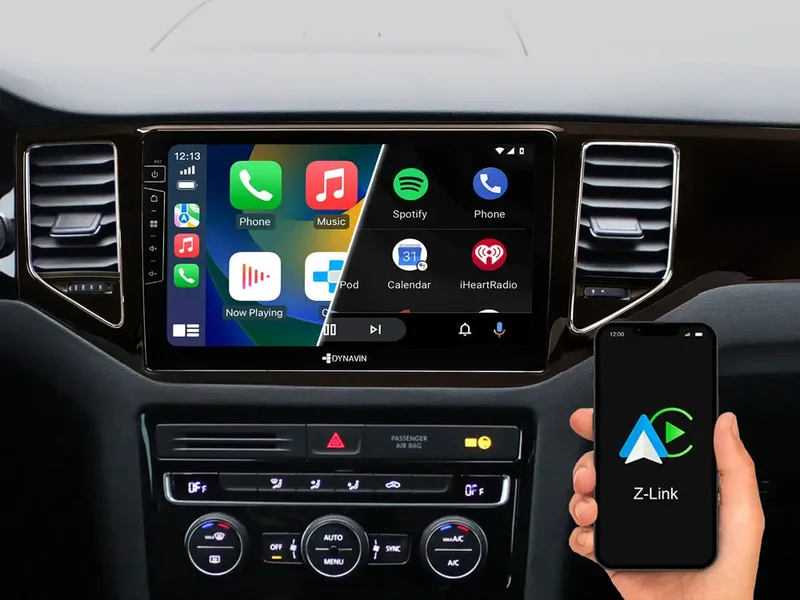DYNAVIN D10-135B Premium – Autoradio Android 10,1 pouces pour Volkswagen Golf Sportsvan