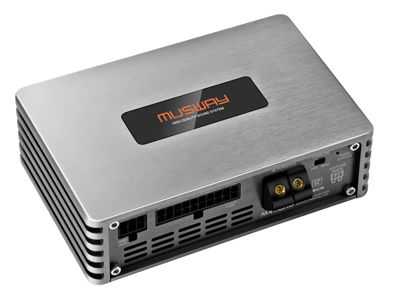 MUSWAY M4nano – Amplificateur DSP 4 canaux Class D avec processeur DSP 8 canaux ultra-compact
