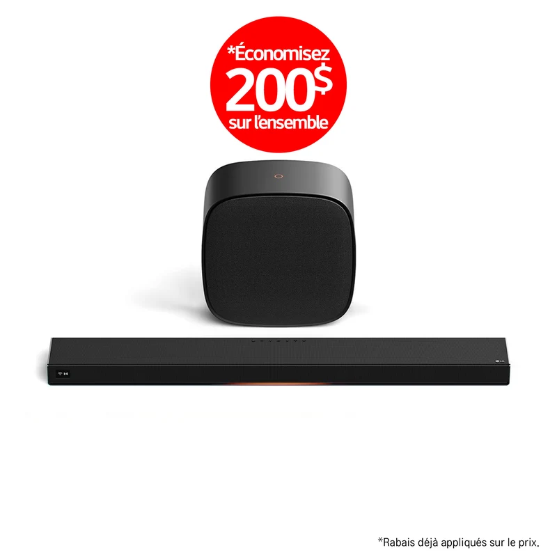 LG Sound Suite | Cinema Suite 7 - Barre de son H7+W7