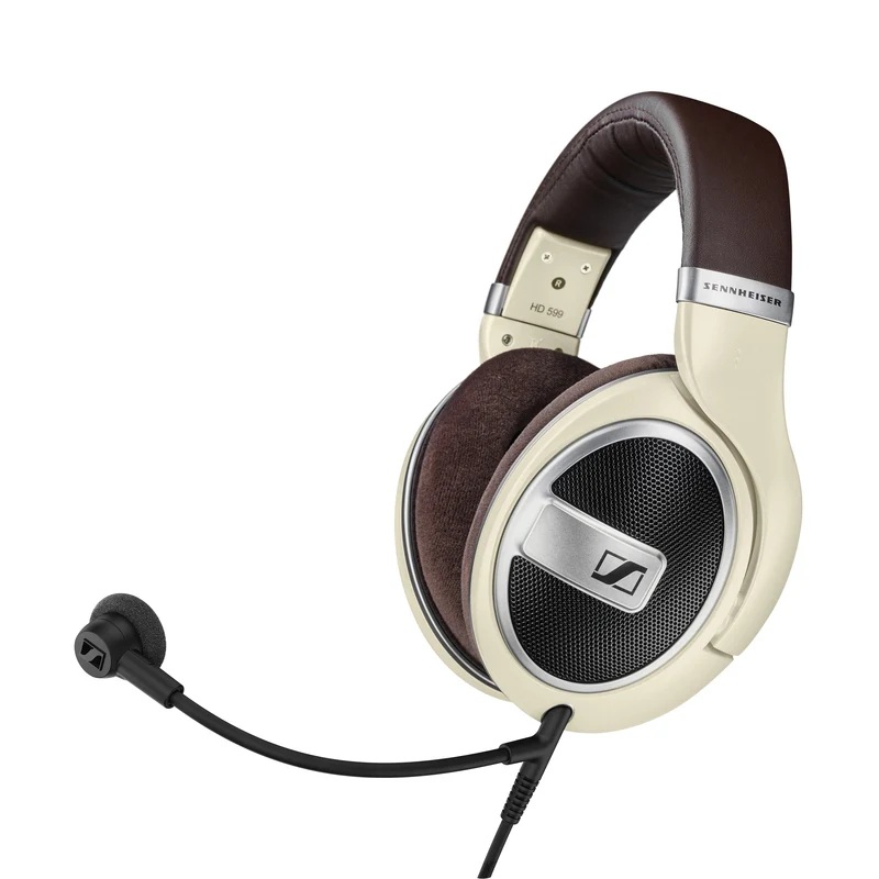 HD 599 with Boom Arm Microphone Set