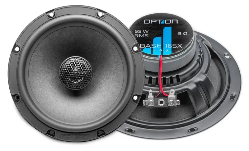 OPTION BASE-165X – Haut-parleurs coaxiaux 16,5 cm (2 voies) – 55W RMS