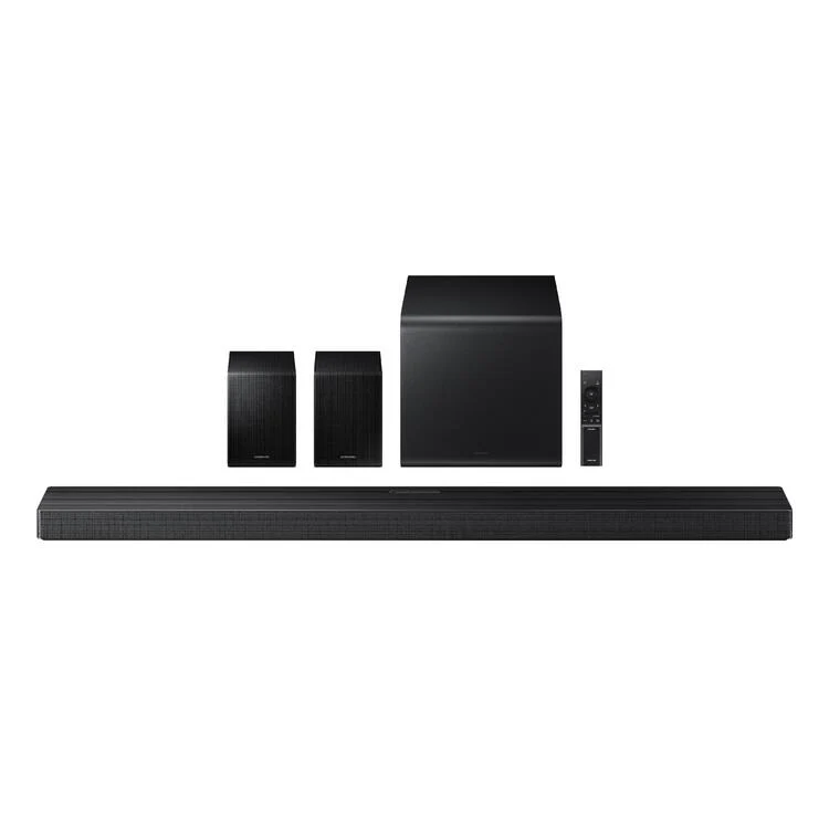 Samsung HW-QS750F | Barre de son - 5.1.2 canaux - Dolby ATMOS - Avec caisson de basse sans fil - Série Q - Bluetooth - Noir