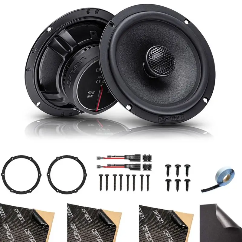 OPTION SET-400 – Kit Haut-Parleurs Arrière Plug & Play pour Opel Combo E Phase 1 (à partir de 2024) avec Isolation Acoustique