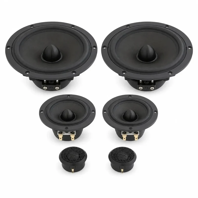 AUDIO SYSTEM AVALANCHE 165-3 ACTIVE – Kit Éclaté Actif 3 Voies Absolute High End