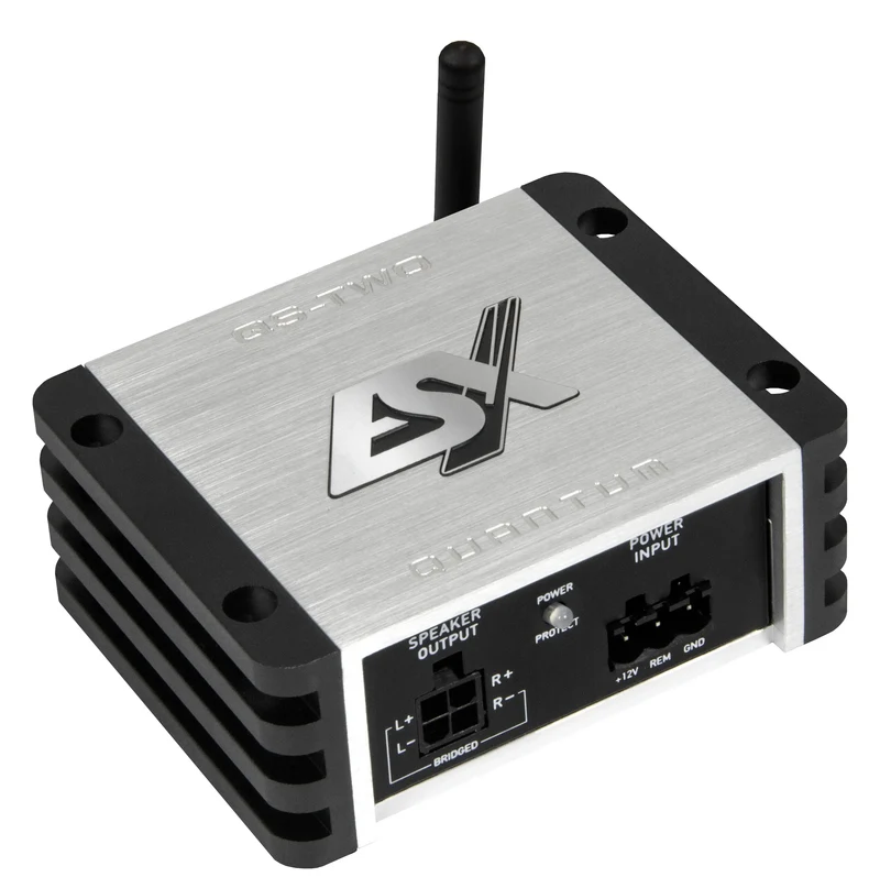 ESX QS-TWO-BT-ISO – Amplificateur Class D 2 canaux Plug & Play Bluetooth Nano
