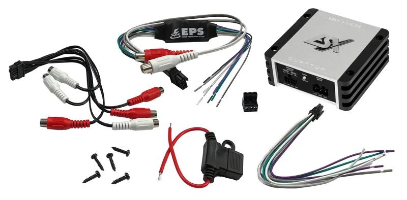 ESX QS-TWO-BT – Amplificateur Class D 2 canaux Bluetooth Nano ultra compact