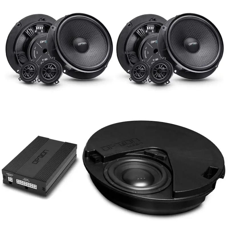 OPTION SET-358 V3 Rock DSP – Système audio complet Skoda Karoq 1ère génération