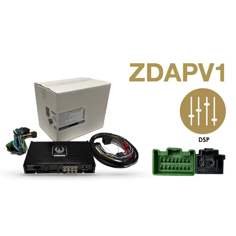 PHOENIX GOLD ZDAPV1 – Kit DSP Plug & Play pour Volvo avec amplification 400W RMS