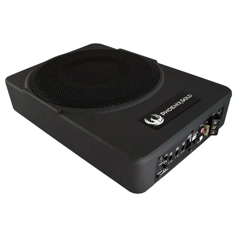 PHOENIX GOLD ZR10P – Subwoofer Actif Plat 10" Compact