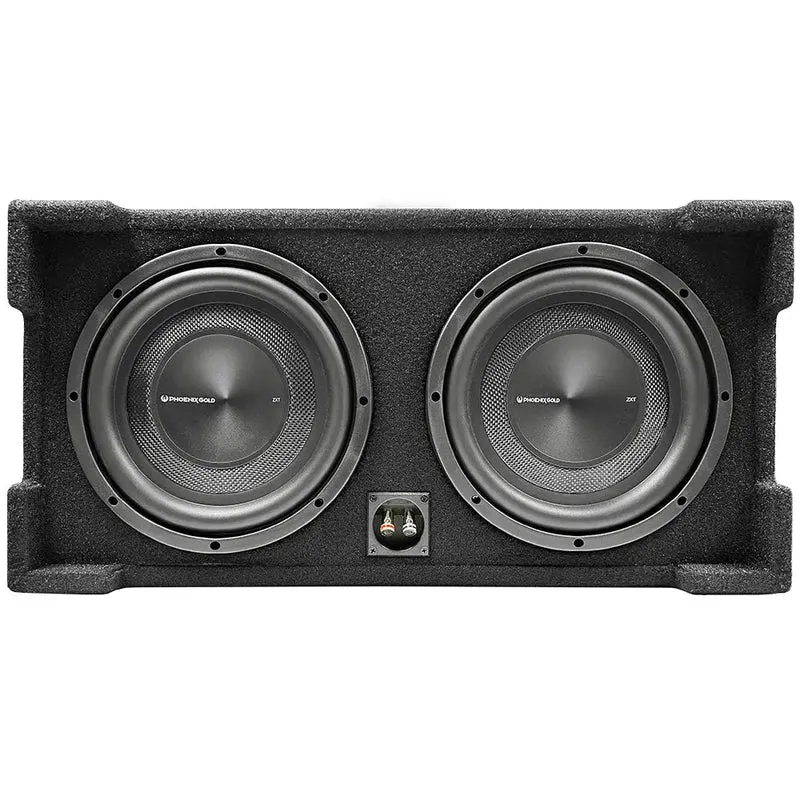 PHOENIX GOLD ZX210PBS – Caisson Subwoofer Slim 2×10" 700W Max