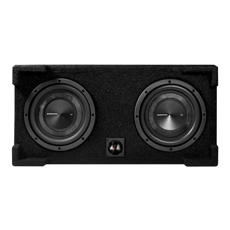 PHOENIX GOLD ZX28PBS – Caisson Subwoofer Slim 2×8" 250W Max