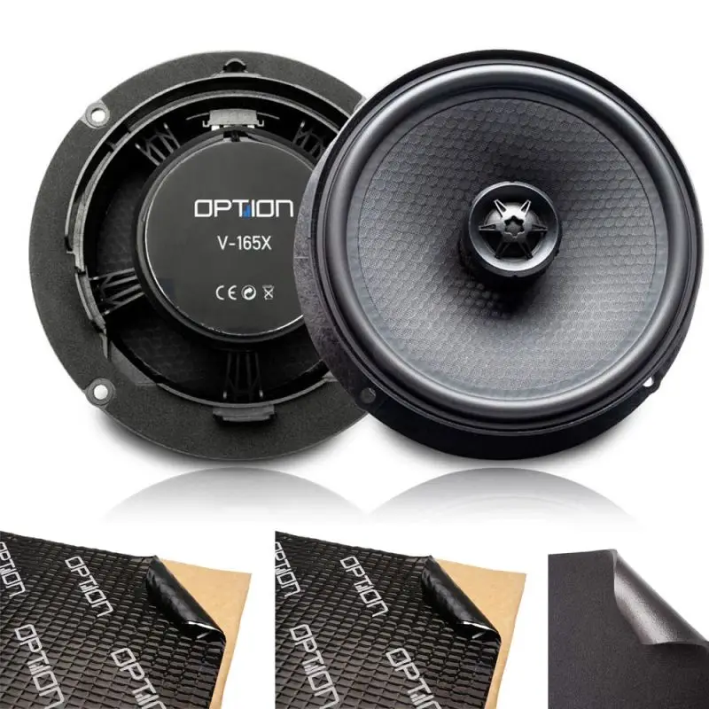OPTION SET-395 – Kit Haut-Parleurs Arrière Plug & Play pour Audi Q4 e-tron FZ (2021-2026) avec Isolation Acoustique