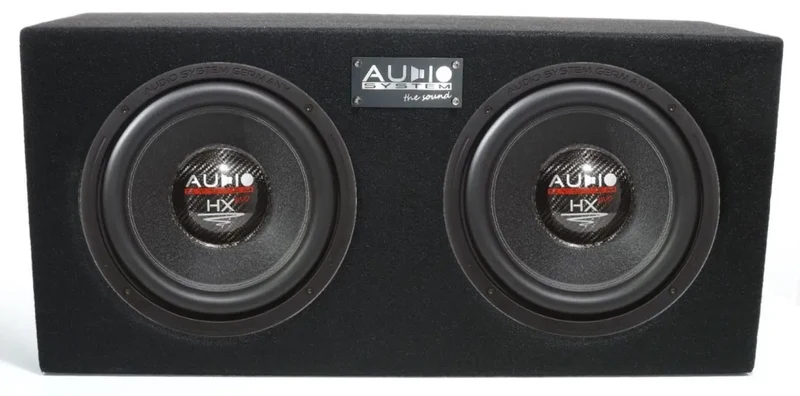 AUDIO SYSTEM HX10 EVO G-2 – Double Caisson Clos High-End 2 x 25 cm avec 2 x HX10 EVO