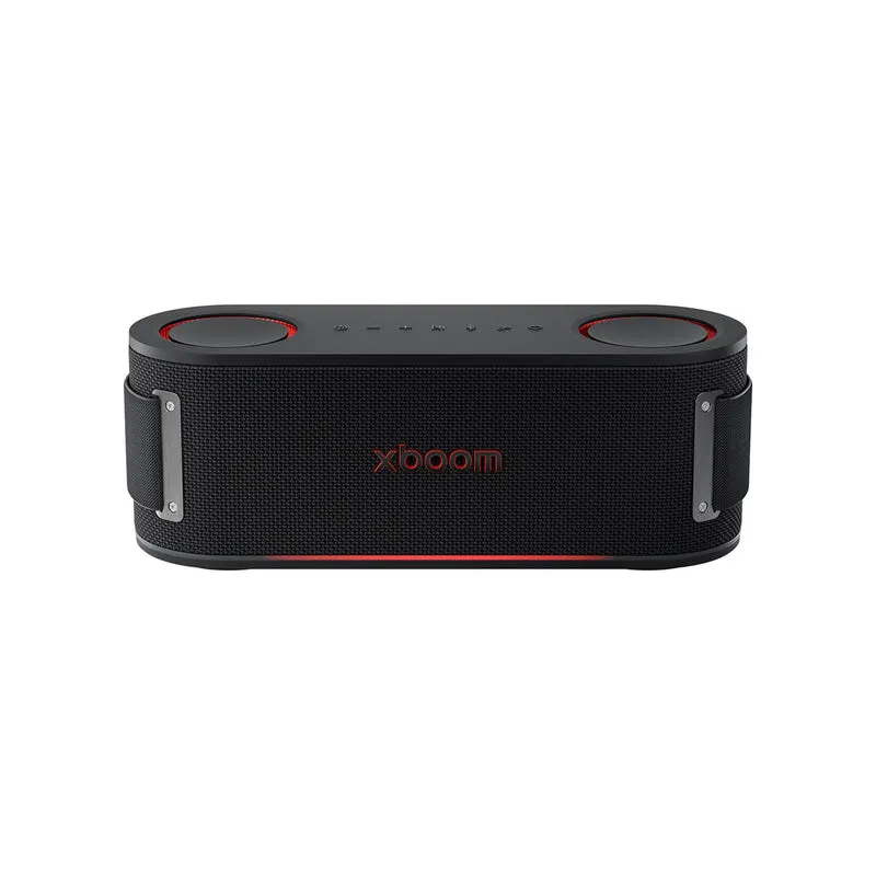 LG xboom Bounce | Haut-parleur portatif - Bluetooth - IP67 - Éclairage AI - Noir