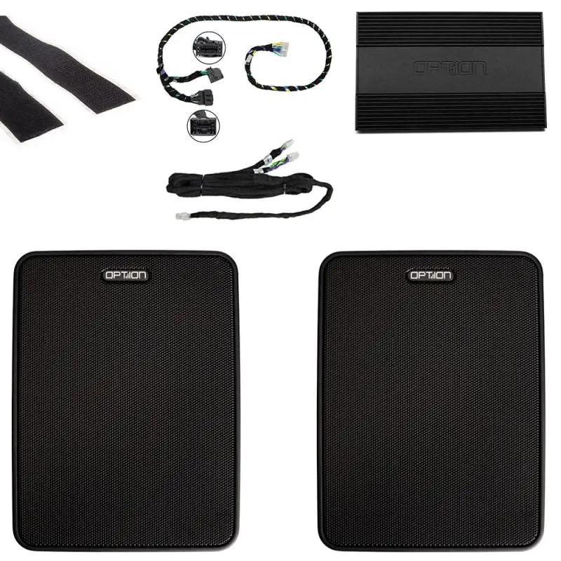 OPTION SET-347 – Soundsystem DSP & Double Subwoofer sous siège Mercedes Citan / T-Klasse | V2 | Plug & Play
