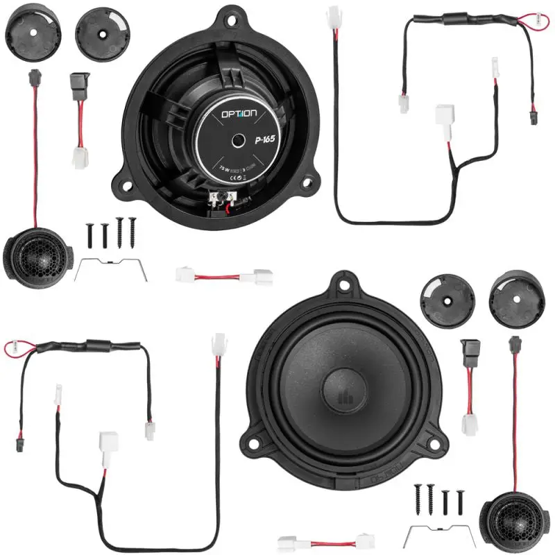OPTION SET-346 – Kit d’installation haut-parleurs avec isolation pour Mercedes Citan / T-Klasse (W420, à partir de 2021) | Plug & Play