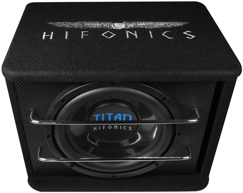 HiFonics TSA250R – Subwoofer actif 25 cm (10") Bassreflex avec amplificateur Class D intégré
