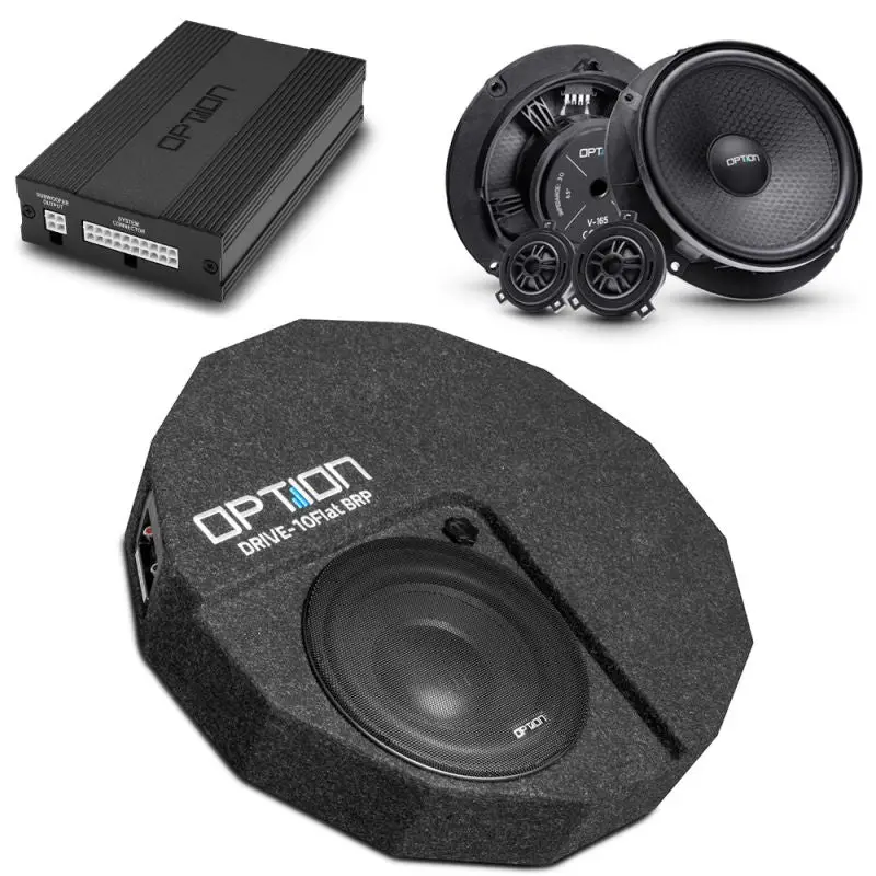 OPTION SET-355 – Système audio DSP complet Plug & Play Skoda Karoq 1 (V2 Drive)