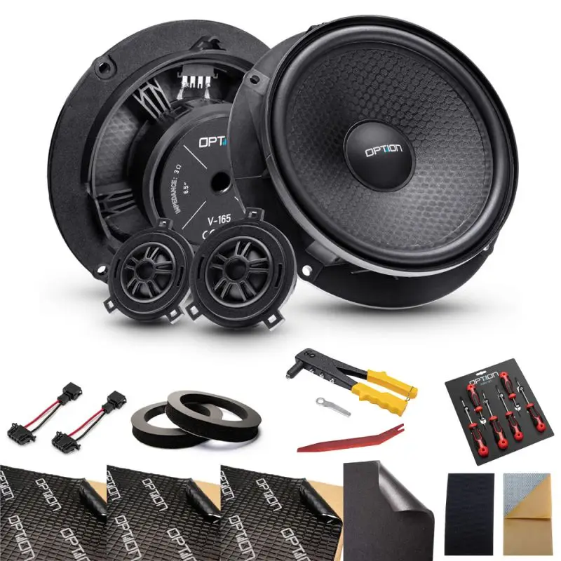 OPTION SET-353 – Kit haut-parleurs avant Plug & Play Skoda Karoq 1 (2017+)