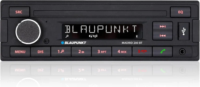 BLAUPUNKT MADRID 200 BT – Autoradio 1 DIN Bluetooth USB 4x40W