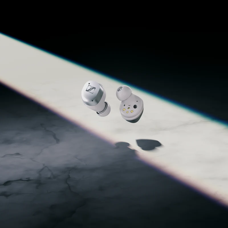 MTW4 Earbuds Without Charging Box : Accessory (White Silver)