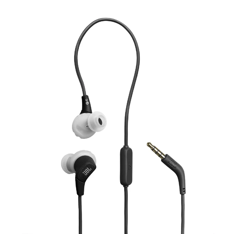 JBL Endurance Run 3 | Écouteurs intra-auriculaires - Sport - Filaire - IP65 - Noir/Gris