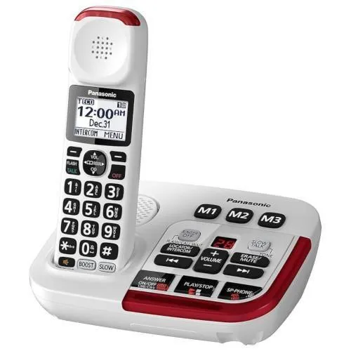 Panasonic KX-TGM490S | Téléphone sans fil - 1 combiné - Répondeur - Amplifié 3X - Argenté