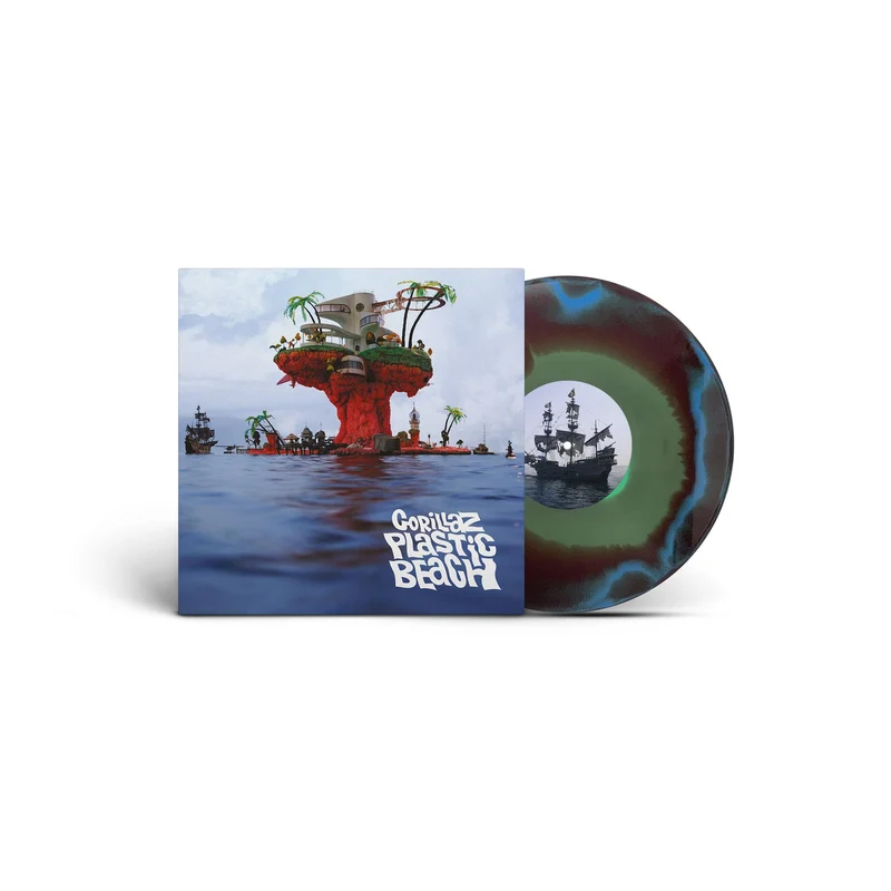 Plastic Beach (Tri-Colour A/B Hand Pressed Vinyl Album Reissue)