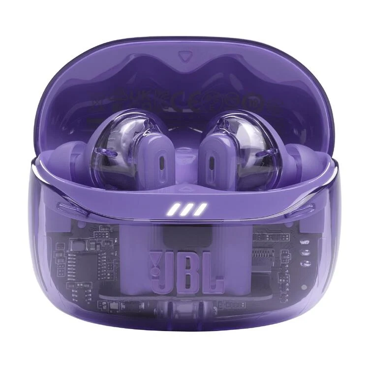 JBL Tune Beam 2 | Écouteurs intra-auriculaires - 100% Sans fil - Bluetooth - Smart Ambient - 6 Microphones - Mauve Fantôme