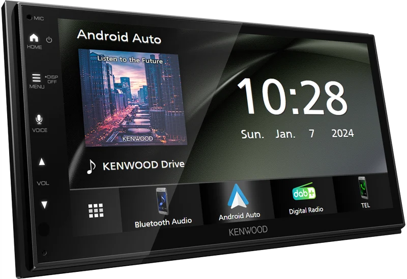 KENWOOD DMX5023DABS - Autoradio numérique avec écran 6.8" DAB+ CarPlay & Android Auto