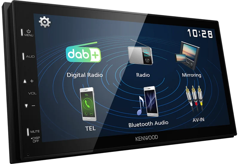 Kenwood DMX129DAB – Autoradio 2DIN Digital Media Écran tactile 6,8" DAB+ Bluetooth