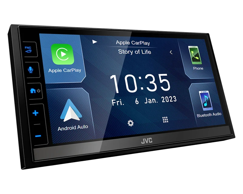JVC KW-M785DBW – Autoradio 2 DIN 6,8” DAB+ Apple CarPlay Android Auto sans fil