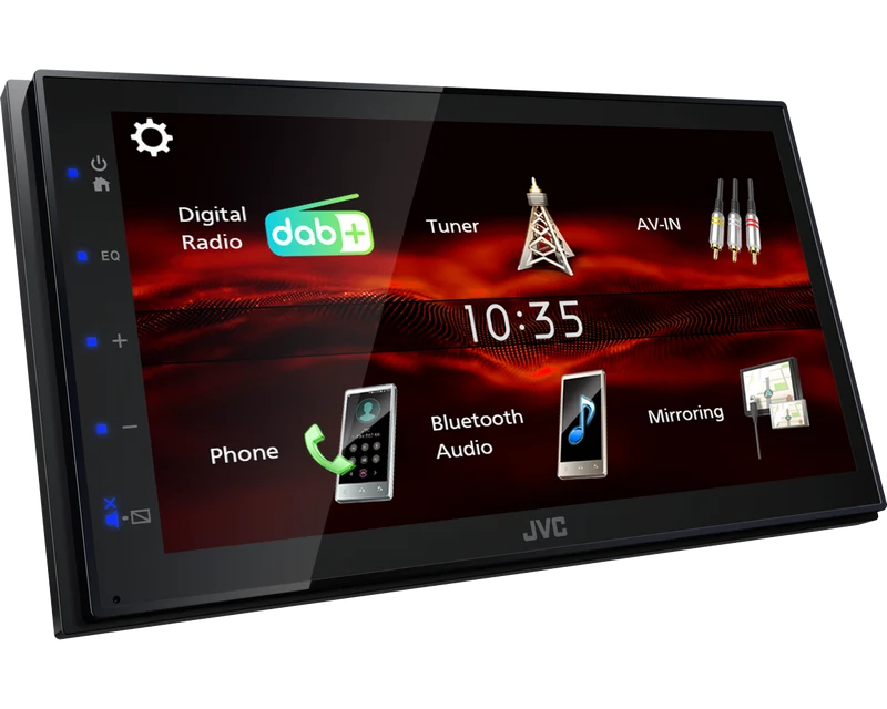 KENWOOD KW-M180DBT – Récepteur multimédia numérique 2 DIN avec écran tactile 6,8”