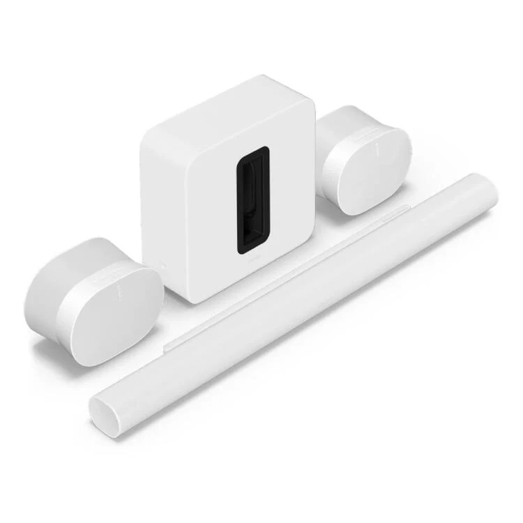Sonos | Ensemble immersif suprême avec Arc Ultra - 9.1.4 Canaux + 2 Era 300 + Sub 4 - Blanc