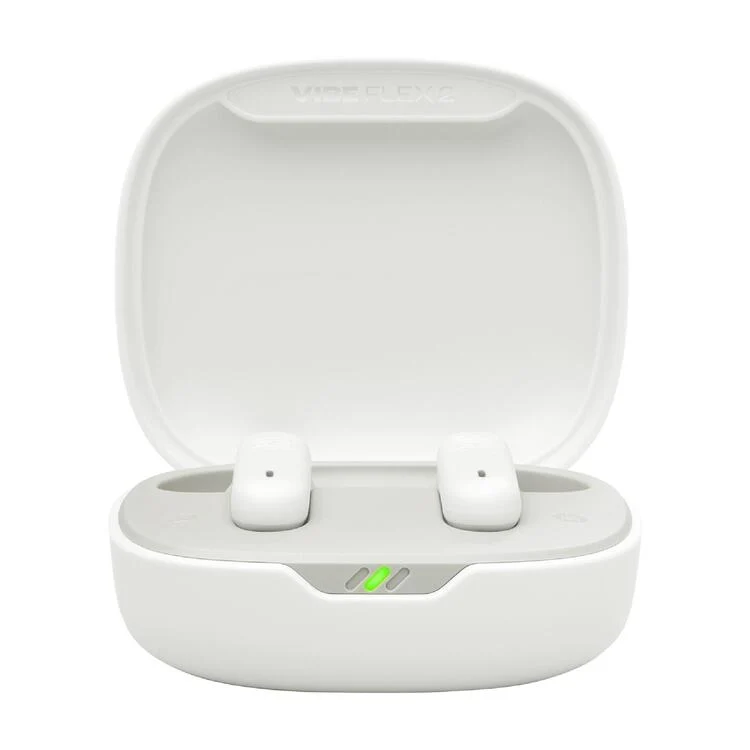 JBL Vibe Flex 2 | Écouteurs intra-auriculaires - Sans fil - Bluetooth - Technologie Smart Ambient - Blanc