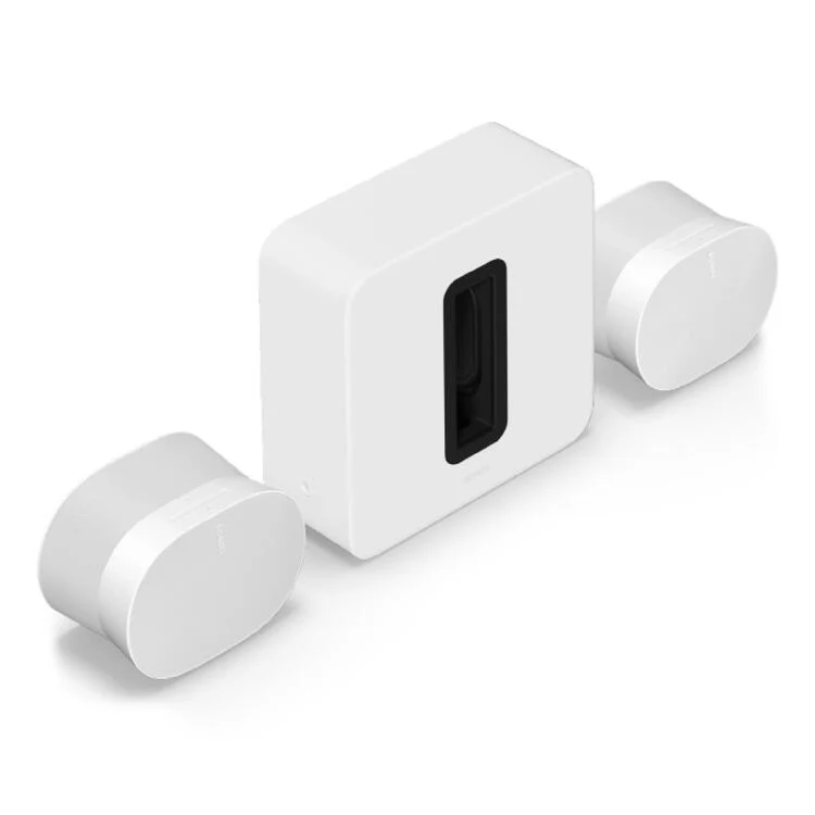 Sonos | Ensemble complémentaire supérieur pour cinéma maison - Sub 4 + 2 Era 300 - Blanc