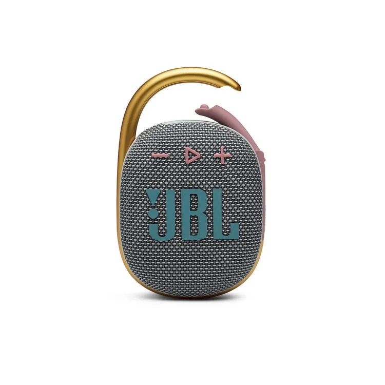 JBL Clip 4 | Haut-parleur ultra-portable - Bluetooth - Étanche - Autonomie de 10 heures - Gris
