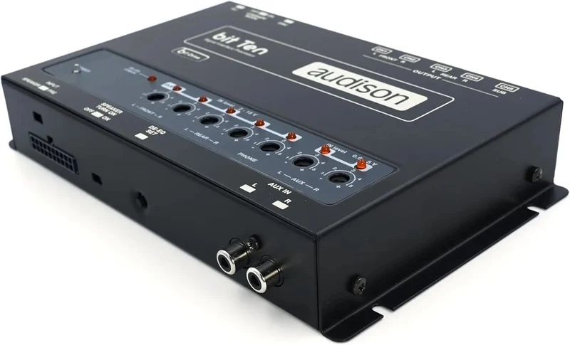 Audison bit Ten – Processeur numérique DSP 4 entrées / 5 sorties – 24 bit / 48 kHz