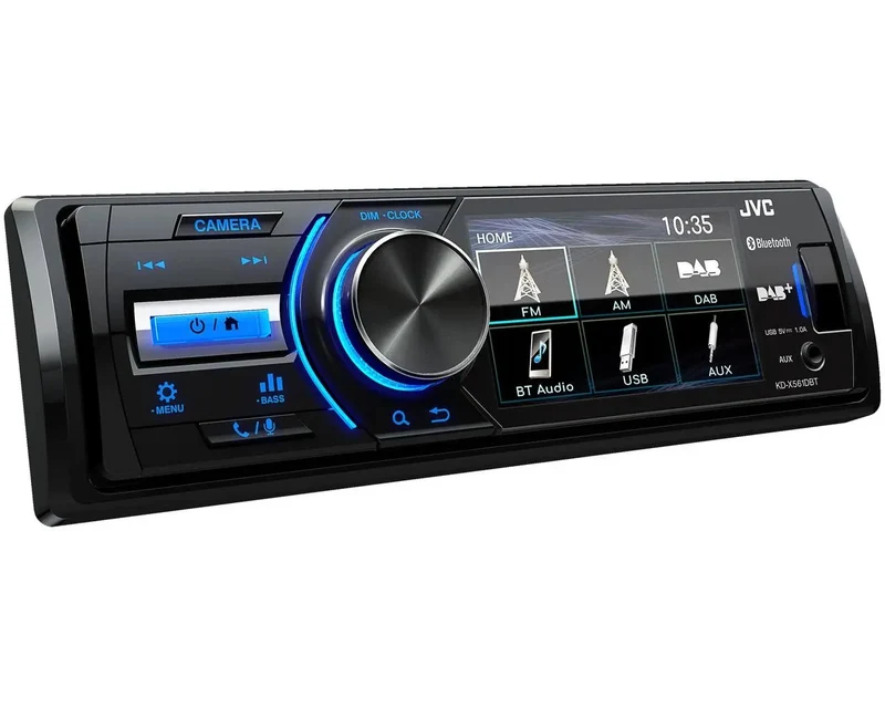 JVC KD-X561DBT – Autoradio multimédia 1-DIN avec écran TFT 3" DAB+ Bluetooth